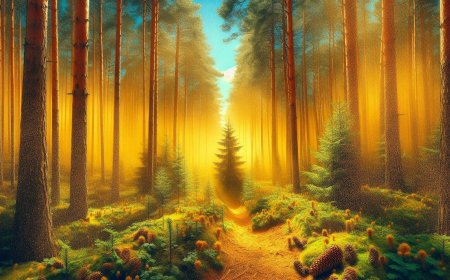 10 Multiple Choice Questions on the Sulphur Shower in Pine Forests